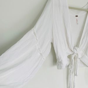 Free People Front Tie Top